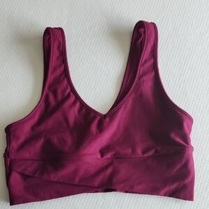 Zyia Confluence Burgundy Sports Bra